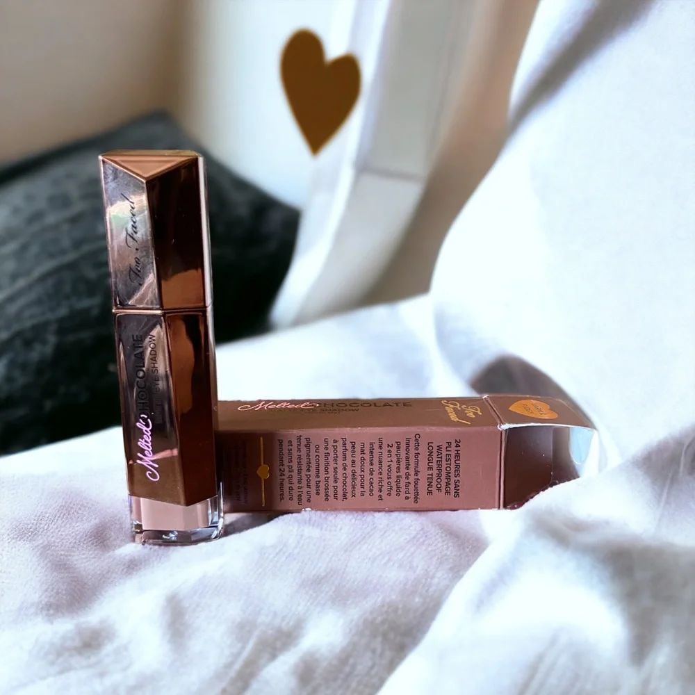 💎 Too Faced Melted Chocolate 24 Hour Liquid Matte Eyeshadow Warm and Fudgy NIB
